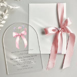 Invitaciones Acrílicas 21.ª Fiesta de cumpleaños Arco de Flor Silvestre B<br><div class="desc">Una coqueta de color rosa femenino está decorada con flores silvestres rosadas y violetas.</div>