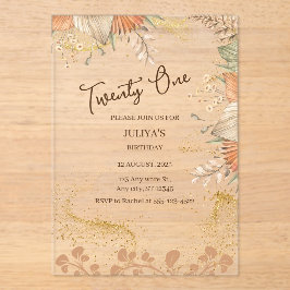 Invitaciones Acrílicas 21.ª medalla de oro de Bohemia