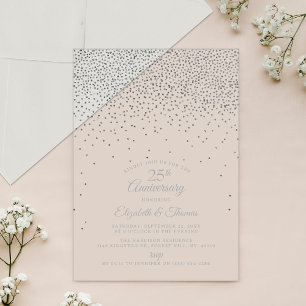 Invitaciones Acrílicas 25º Aniversario de Bodas de Plata