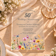 Aniversario de Bodas de Oro 50º Wildflowers