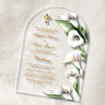 Arco de Lirios Calla Boda Religiosa