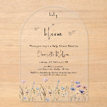 Baby In Bloom Wildflower Baby Shower