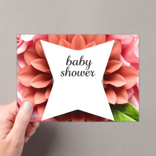 Invitaciones Acrílicas Baby Shower – Celebración de un Pequeño Milagro