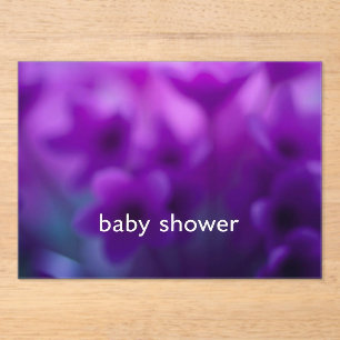 Invitaciones Acrílicas Baby Shower – Celebración de un Pequeño Milagro