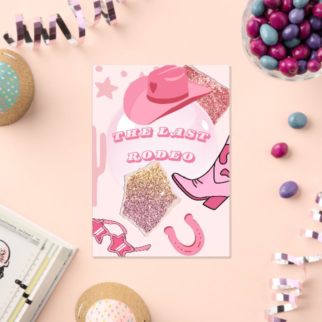 Invitaciones Acrílicas Bachelorette (Insitu (Celebración))