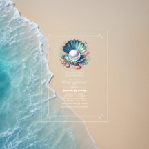 Bajo el mar Tema Pequeña Perla Baby Shower