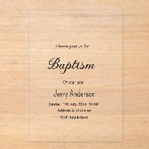 Bautismo católico niños modernos simple QR mínimo