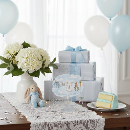 Invitaciones Acrílicas Bebé de Peter el conejo con ropa adorable - Baby S