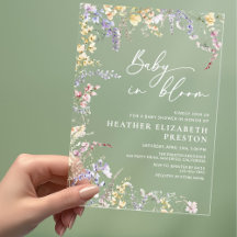 Bebé en Flor Baby Shower de Flores Silvestres