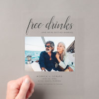 Bebidas Gratis Foto Boda Elegante