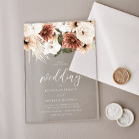 Bellas Flores Boho Escarchadas Boda