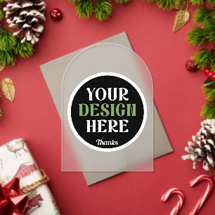 Invitaciones Acrílicas beso de hershey®, único, elegante y minimalista, p