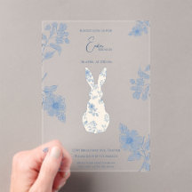 Blue toile Easter
