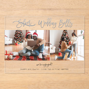 Invitaciones Acrílicas Boda Bells Multi Photo Engagement