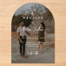 Boda con Arco de Fotos con Letra Manuscrita Elegan