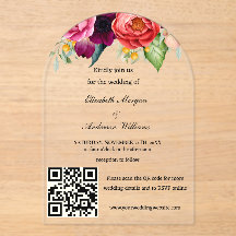 Boda de código QR moderno