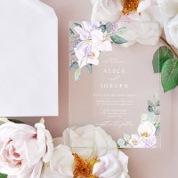 Boda De Flores De Agua Elegante Delicada