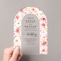 Boda de flores silvestres elegantes Boho Arco
