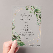 Boda de oro de hojas y eucalipto