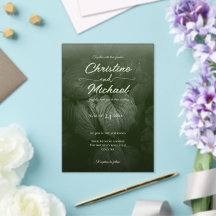 Boda de primavera elegante verde hoja