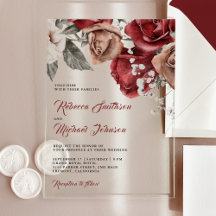 Boda de Rosas Rústicas de Borgoña