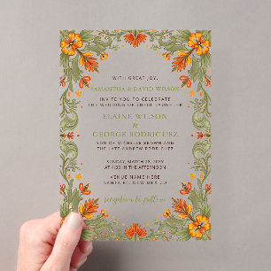 Invitaciones Acrílicas Boda de Talavera Verde Fiesta Mexicana