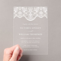 Boda de White Brocade Lace Garland