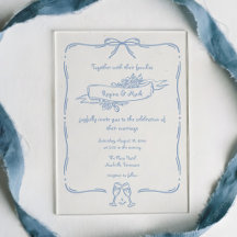Boda divertida y extravagante con garabatos a mano