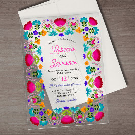 Invitaciones Acrílicas Boda elegante de fiesta