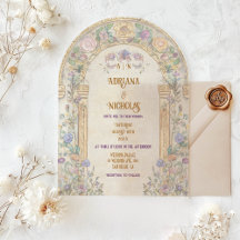 Boda floral Art Nouveau