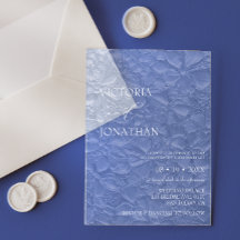 Boda floral azul elegante
