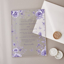 Boda Floral Morada Vintage Encantada