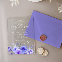 Boda Floral Violeta de Lavanda Púrpura