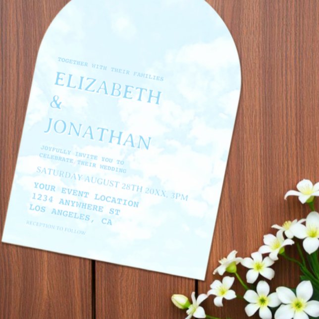 Invitaciones Acrílicas Boda hecha en el cielo (Subido por el creador)