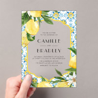 Boda mediterráneo marroquí de mosaicos y lemas