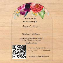 Boda moderna con código QR
