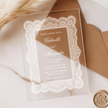 Boda Romántica de Encaje Blanco Vintage