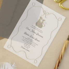 Invitaciones Acrílicas Boda Romántica Única