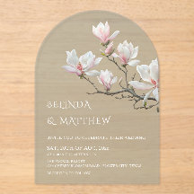 Boda Transparente Verde Salvia Magnolia Arte
