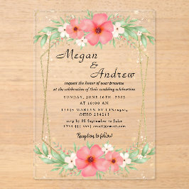 Invitaciones acrílicas bodas