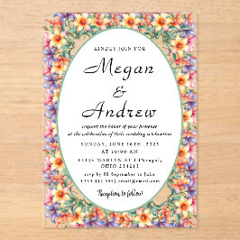 Invitaciones acrílicas bodas