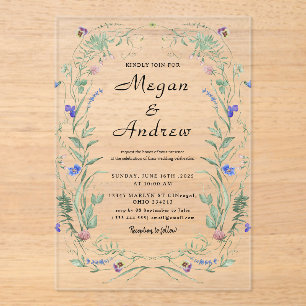 Invitaciones acrílicas bodas