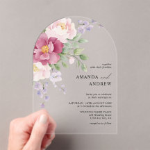Bodas de Peonías en Acuarela Moderna y Elegante