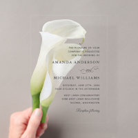 Bodas Florales de Lirios de Calla Blancos Elegante