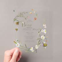 Boho Flor Silvestre Abeja Beige Despedida de Solte
