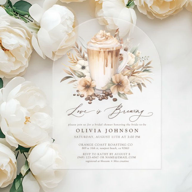 Invitaciones Acrílicas Boho Love está preparando una ducha de novia (Subido por el creador)