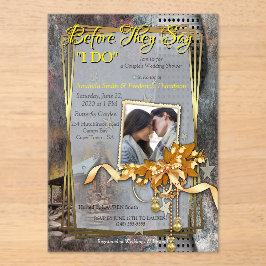 Invitaciones Acrílicas Cabina de piedra de familia rusa