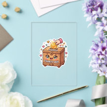 Caja de Sadaka Kawaii Marroquí IslSticker Adorable