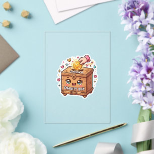 Invitaciones Acrílicas Caja de Sadaka Kawaii Marroquí IslSticker Adorable