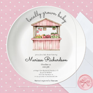 Invitaciones Acrílicas Campesinos comercializan Baby Shower